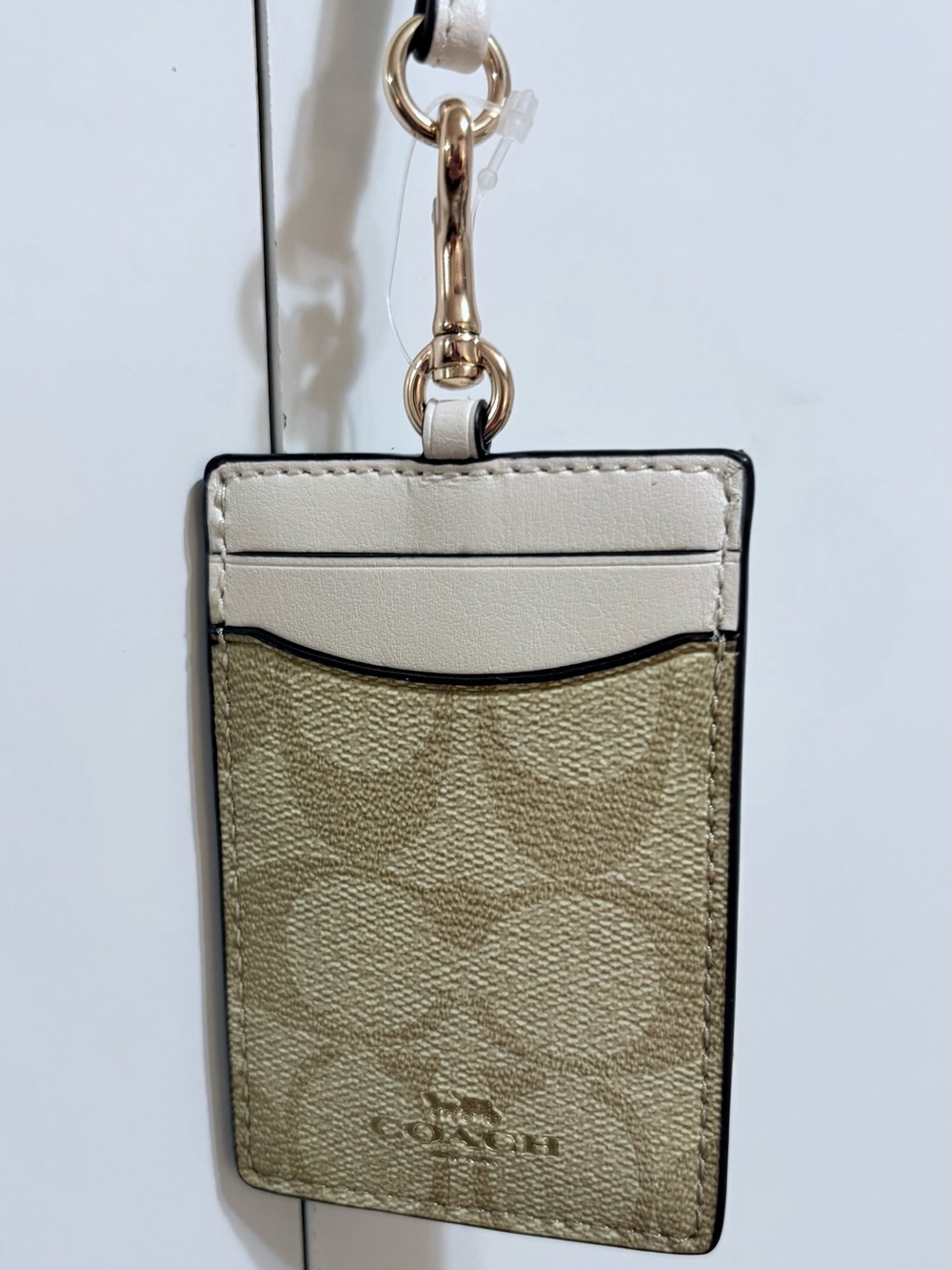 Coach Signature Lanyard Cardholder i